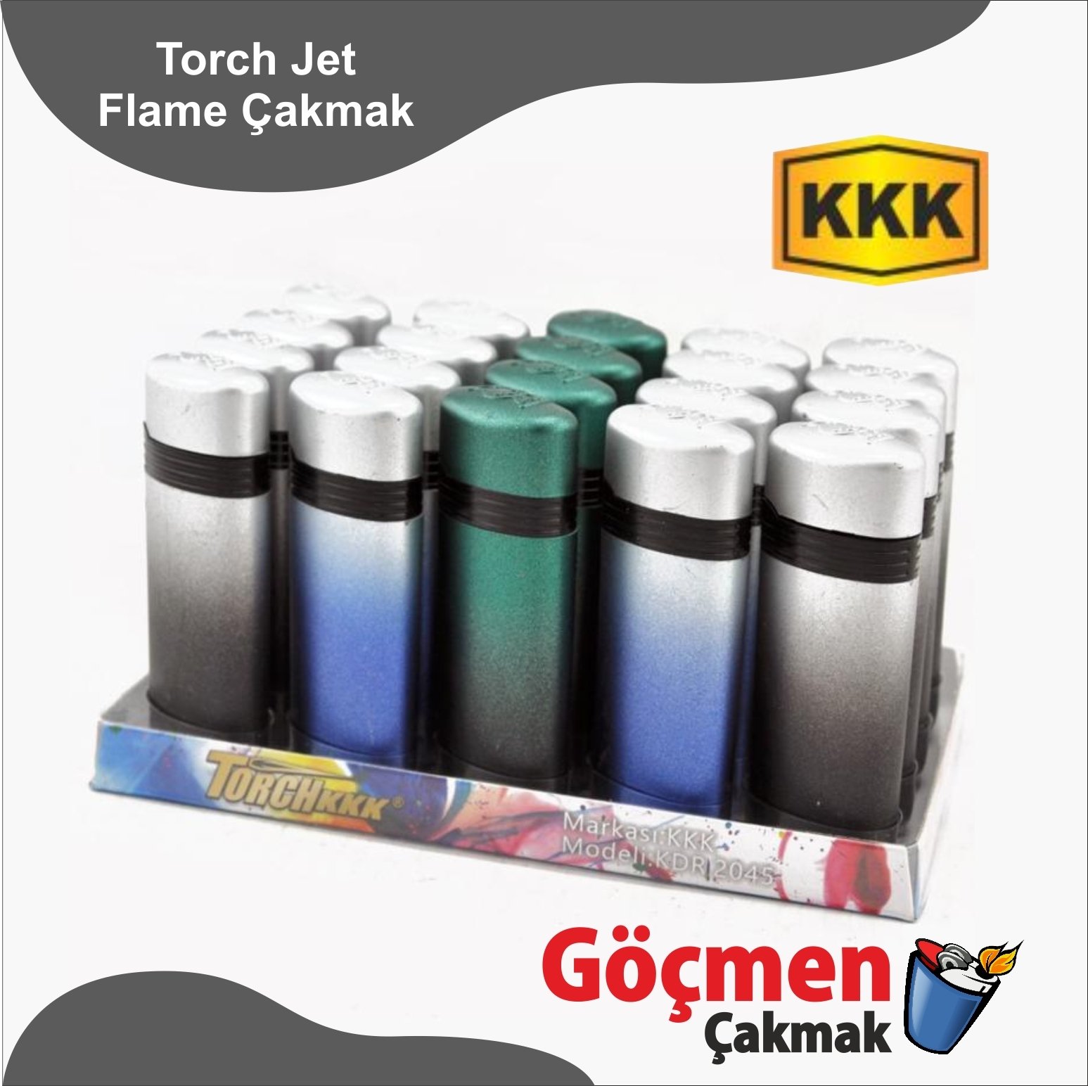 Torch Jet Flame Çakmak KDR 2045