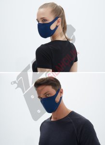 BLACKSPADE Unisex Koruyucu Maske Lacivert S