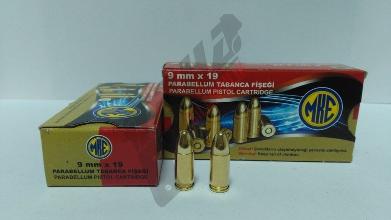 9X19 mm (Para) MKE Tabanca Fişeği