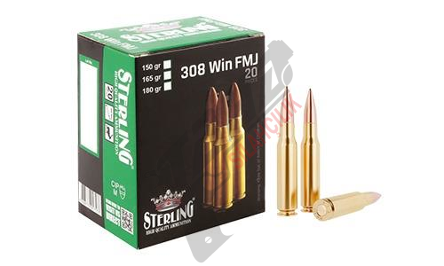 308 WIN. TURAÇ-STERLING FMJ (SP-147 GRN.) FİŞEK