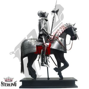 STERLING Iron Knight Atlı Dekoratif Süs