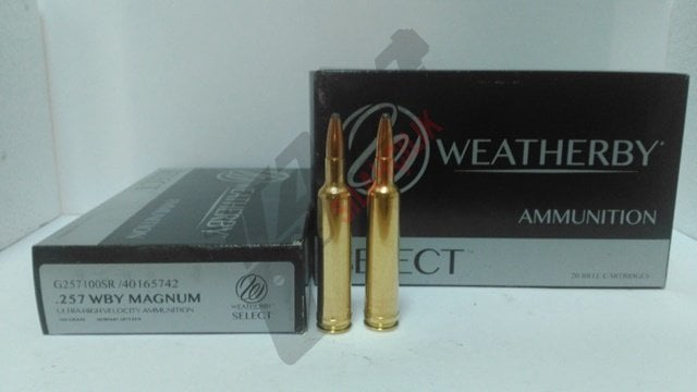 257 WBY Magnum 100 Grn. (Weatherby)