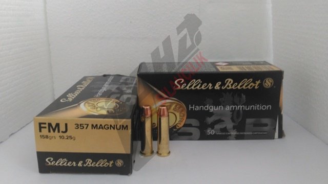 357 MAG. FMJ 158 GRN. (Sellier & Bellot)