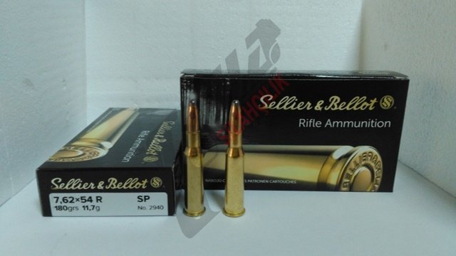 7.62X54 R Sp. 180 Grn. (Sellier-Bellot)