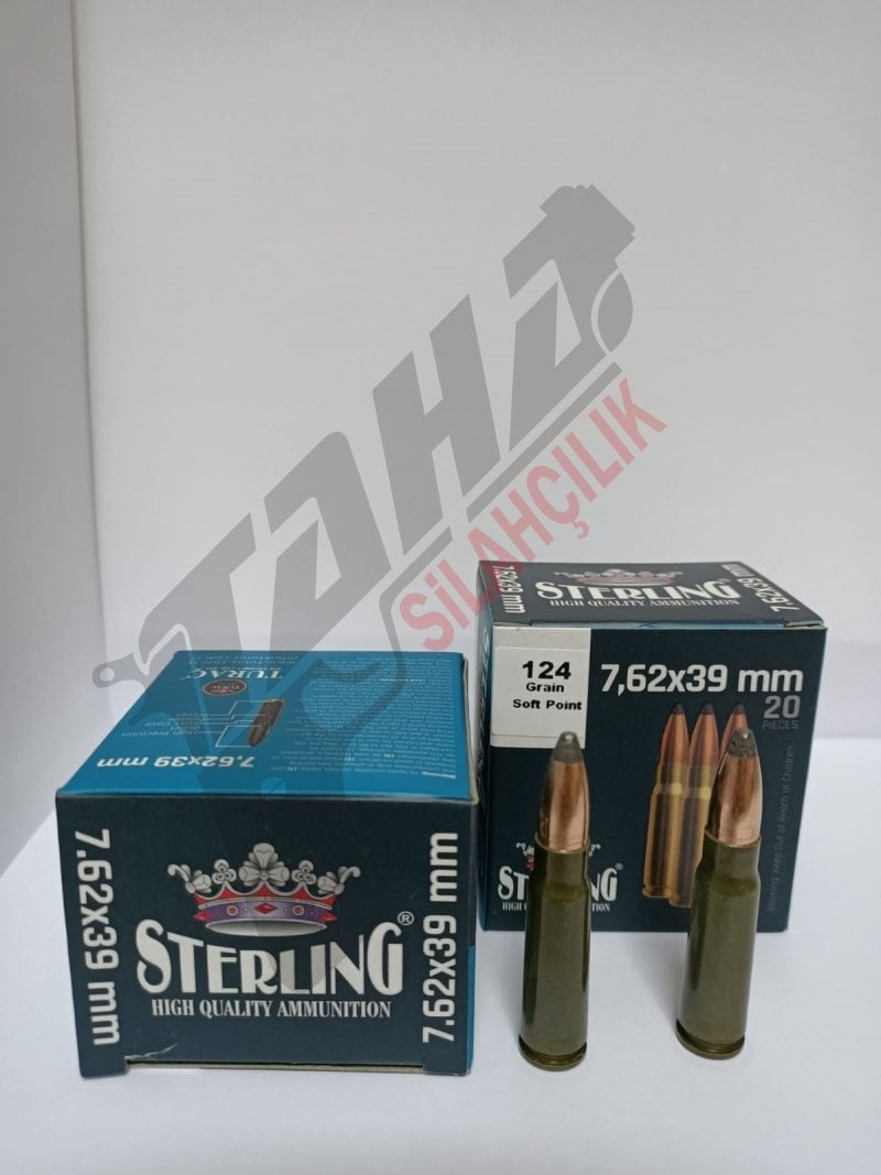 7,62x39 mm TURAÇ-STERLING (SP-125 GRN) FİŞEK