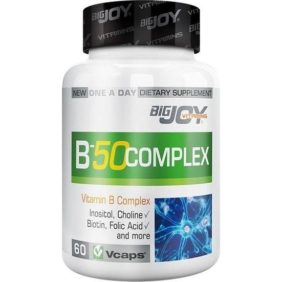 Bigjoy Vitamins B-50 Complex 60 Kapsül
