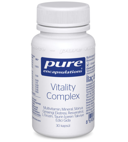 Pure Encapsulations Vitality Complex 30 Kapsül