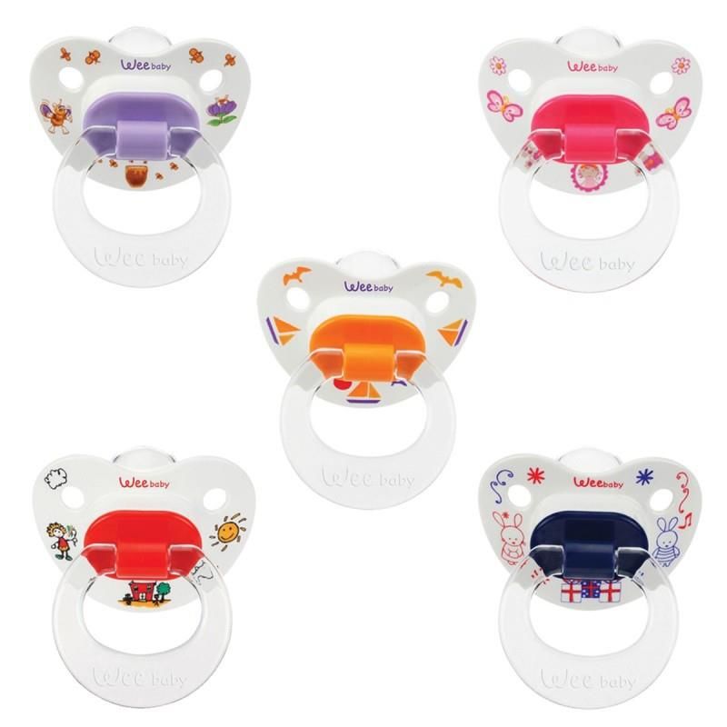 Wee Baby Desenli Damaklı Emzik 834 No: 2