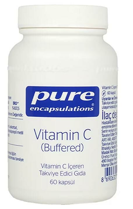 Pure Encapsulations Vitamin C Buffered 60 Kapsül