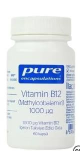 Pure Encapsulations Vitamin B12 1000mcg 30 Kapsül