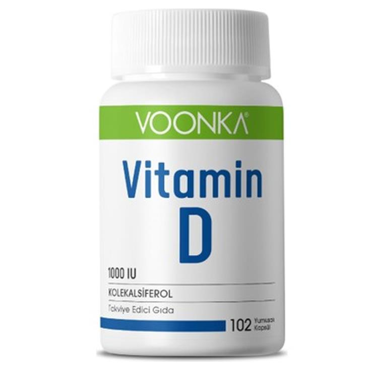 Voonka Vitamin D 1000IU 102 Kapsül