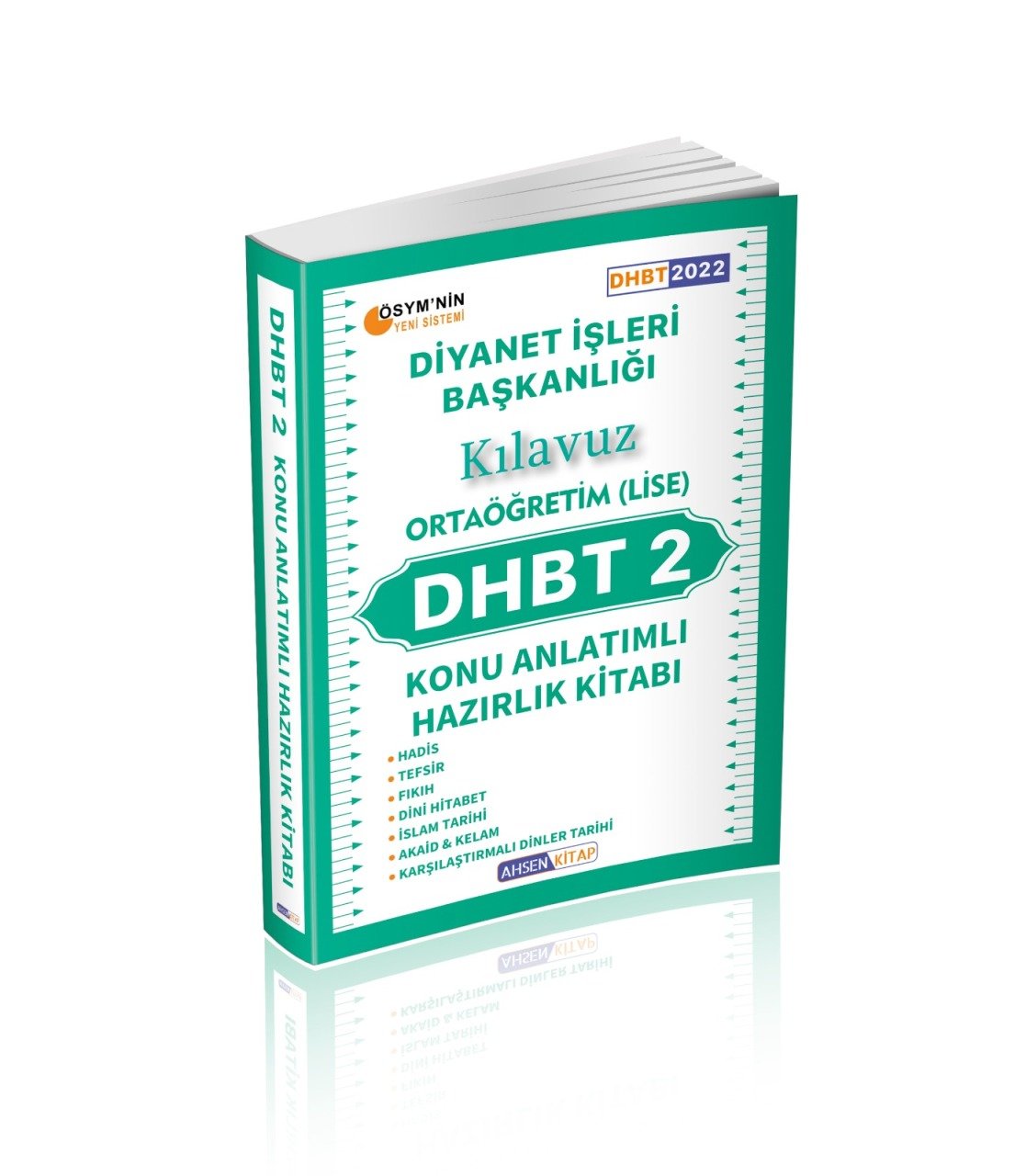 2022 DHBT 2 Ortaöğretim Lise Konu Anlatımlı Klavuz Hazırlık Kitabı Ahsen Kitap Yayınları