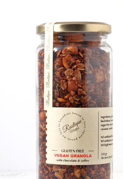 Çikolatalı Glütensiz Vegan Granola