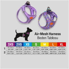 Dominika 2li Air-mesh Köpek Göğüs Tasması Kedi Göğüs Tasması Köpek Tasması