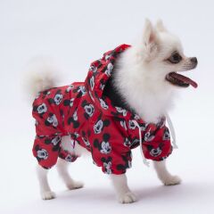 Mickey Mouse Tulum Yağmurluk  Köpek Kıyafeti  Köpek Yağmurluğu