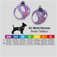 Micho 2li Air-mesh Köpek Göğüs Tasması Kedi Göğüs Tasması Köpek Tasması