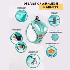 Oxford 2li Air-mesh Köpek Göğüs Tasması Kedi Göğüs Tasması Köpek Tasması