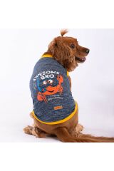 Lacivert Crab Kedi Köpek Tişörtü - Kedi Köpek Kıyafeti