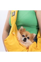 Sarı Crossbody Çanta Kedi Köpek Taşıma Çantası