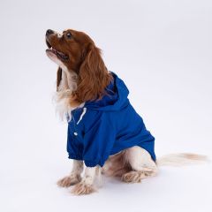 Mavi Mont Köpek Mont Köpek Kıyafeti Köpek Yağmurluğu(Küçük-Büyük Irklar)