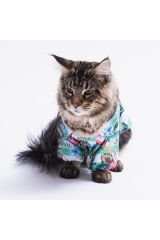 Hawai Kedi Köpek Gömleği - Kedi Köpek Kıyafeti