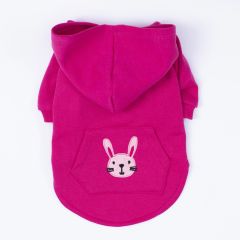 Tavşan Kanguru Cepli Hoodie Kedi-köpek Hoodie- Sweatshirt Kedi Köpek Kıyafeti