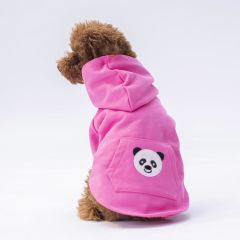 Panda Kanguru Cepli Hoodie Kedi-köpek Hoodie- Sweatshirt Kedi Köpek Kıyafeti