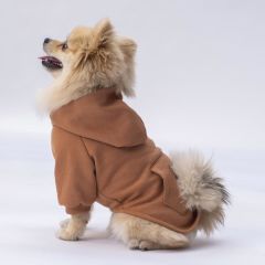 Ayı Kanguru Cepli Hoodie Kedi-köpek Hoodie- Sweatshirt Kedi Köpek Kıyafeti