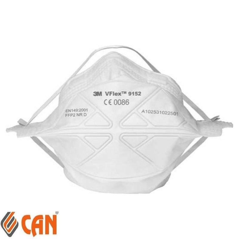 3M 9152 FFP2 Ventilsiz N95 Maskesi Toz