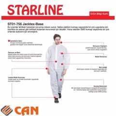 Starline Kimyasal Tulum Beyaz
