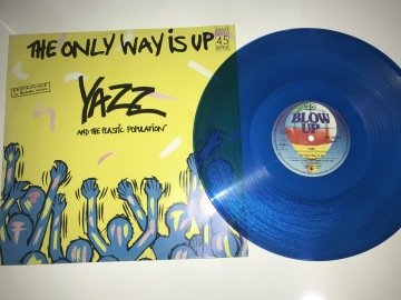 Yazz And The Plastic Population ‎– The Only Way Is Up (Mavi Renkli Plak)