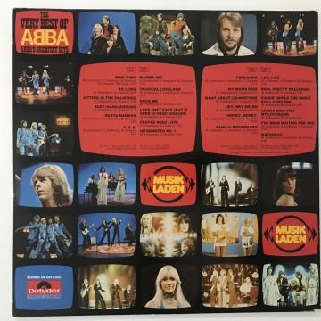 ABBA ‎– The Very Best Of ABBA (ABBA's Greatest Hits) 2 LP