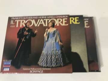 Verdi - Bonynge, Pavarotti, Sutherland, Horne, Wixell, Ghiaurov, National Philharmonic Orchestra – Il Trovatore 2 CD