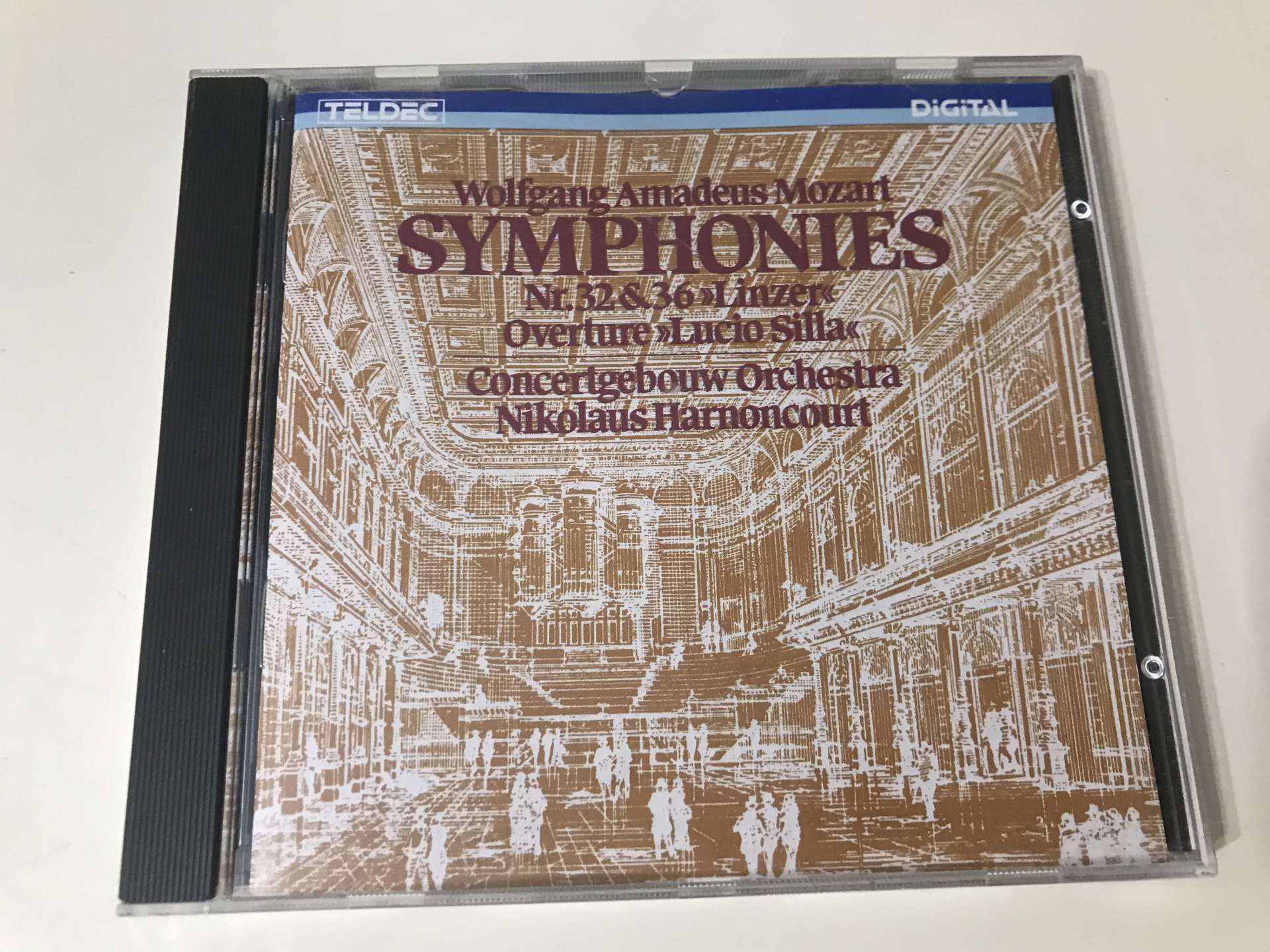 Wolfgang Amadeus Mozart - Concertgebouw Orchestra*, Nikolaus Harnoncourt – Symphonies Nr. 32 & 36 ''Linzer'' - Overture ''Lucio Silla''