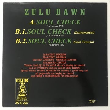 Zulu Dawn – Soul Check
