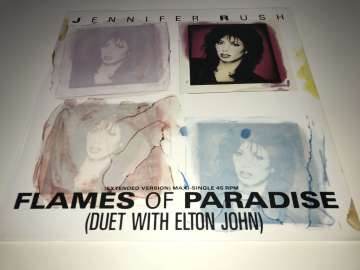 Jennifer Rush Duet With Elton John ‎– Flames Of Paradise