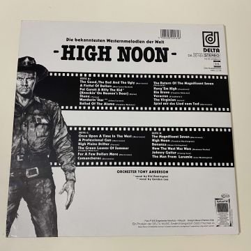 Orchester Tony Anderson – High Noon (Die Bekanntesten Westernmelodien Der Welt) 2 LP