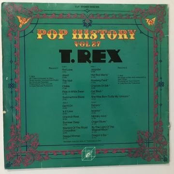 T. Rex – Pop History Vol 27 2 LP