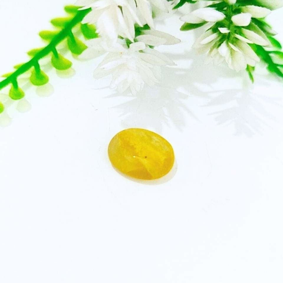 Sarı Safir Kabaşon Taş 5,80 crt