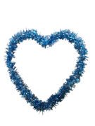 AMZ-Asma Simli Kalp Süs Mavi,Sevgililer Günü