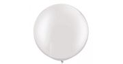 AMZ- Balon Lateks Beyaz Büyük 1 Adet , Doğum günü Balon, Parti Balon