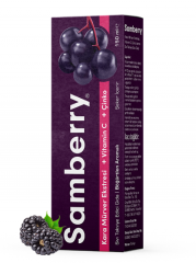 Samberry Şurup 150 ml Kara Mürver Ekstresi + Vitamin C + Çinko