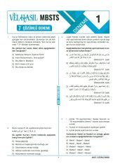 2023-2024 Diyanet Sınavları MBSTS Soru - Tamamı Çözümlü 7 Deneme