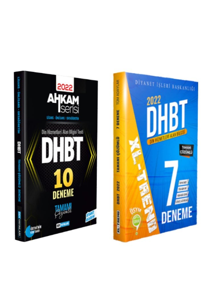 Dhbt Ahkam XL-Trend Deneme 2'Li Set