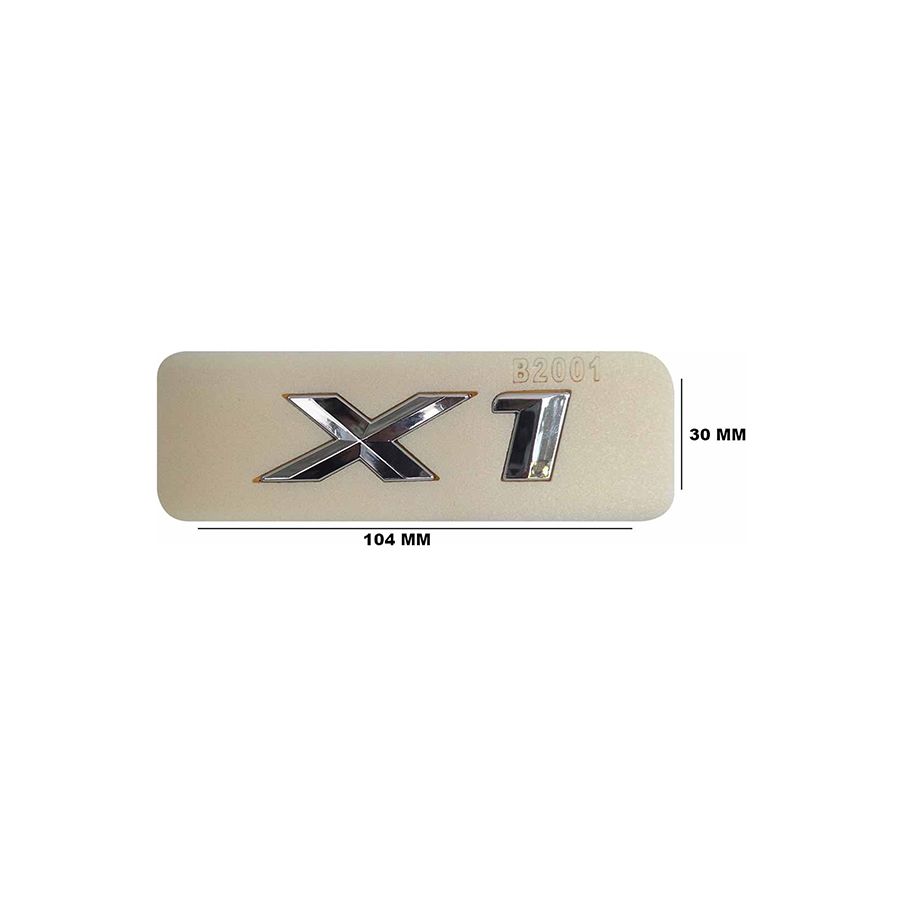 Lemar Yazı Tip Yazısı Küçük Bmw X1 Krom E84-F48-F49 (5114 8 497 376)