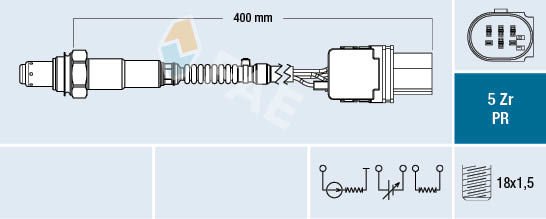 Fae Lambda Sensörü W164 W212 W221 W639 M642 M651 (A003 542 69 18)