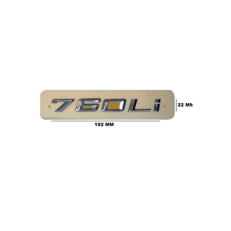 Lemar Yazı Tip Yazısı 760 Li Düz Krom G11-G12 (5114 7 148 196)
