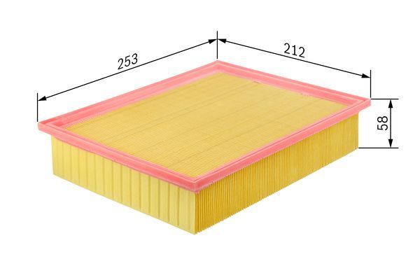 Mahle Knecht Hava Filtresi M60 E38 39 (1371 1 736 675)
