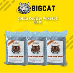 BigCat Klasik Çoklu Kediler Paketi 2 (60 LİTRE)