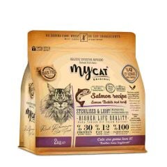 MyCat Low Grain Somon Balıklı Sterilised Kedi Maması 2Kg
